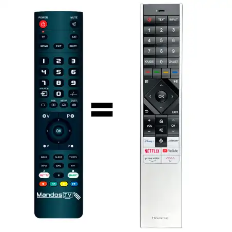 Mando a distancia original de Hisense 55U72KQ