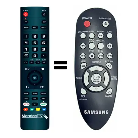 Mando a distancia original de SAMSUNG DVD-P191