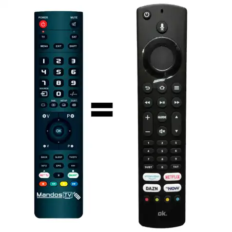 Mando a distancia original de OK ODL 43850UV-TFB