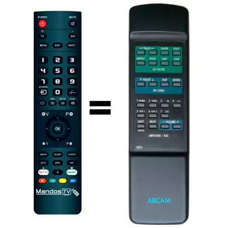 Mando a distancia original de Arcam CR25