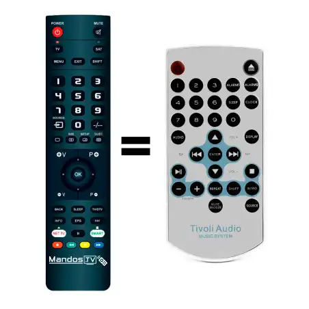 Mando a distancia original de Tivoli-audio MUSIC-SYSTEM