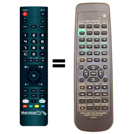 Mando a distancia original de Pioneer AXD7247