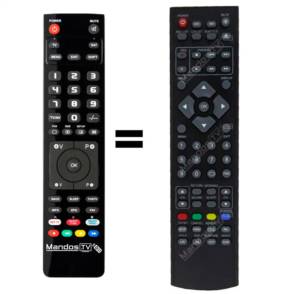 Mando A Distancia De Repuesto Aptos Para Dyon Enter 32 Pro X, Enter 32 Pro X2