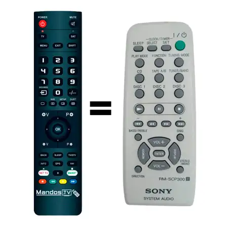 Mando a distancia SONY CMT-CP300