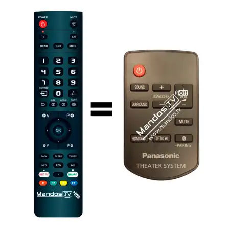 Mando a distancia original de PANASONIC N2QAYC000115