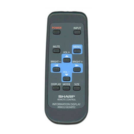 Mando a distancia SHARP PN-525UP