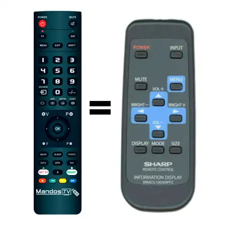 Mando a distancia original de Sharp PN-G655RU
