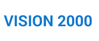 Logotipo marca VISION 2000