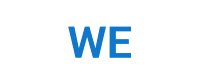 Logotipo marca WE
