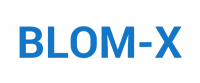 Logotipo marca BLOM-X