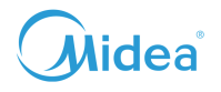 Logotipo marca MIDEA